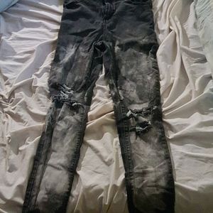 Bleached jeans